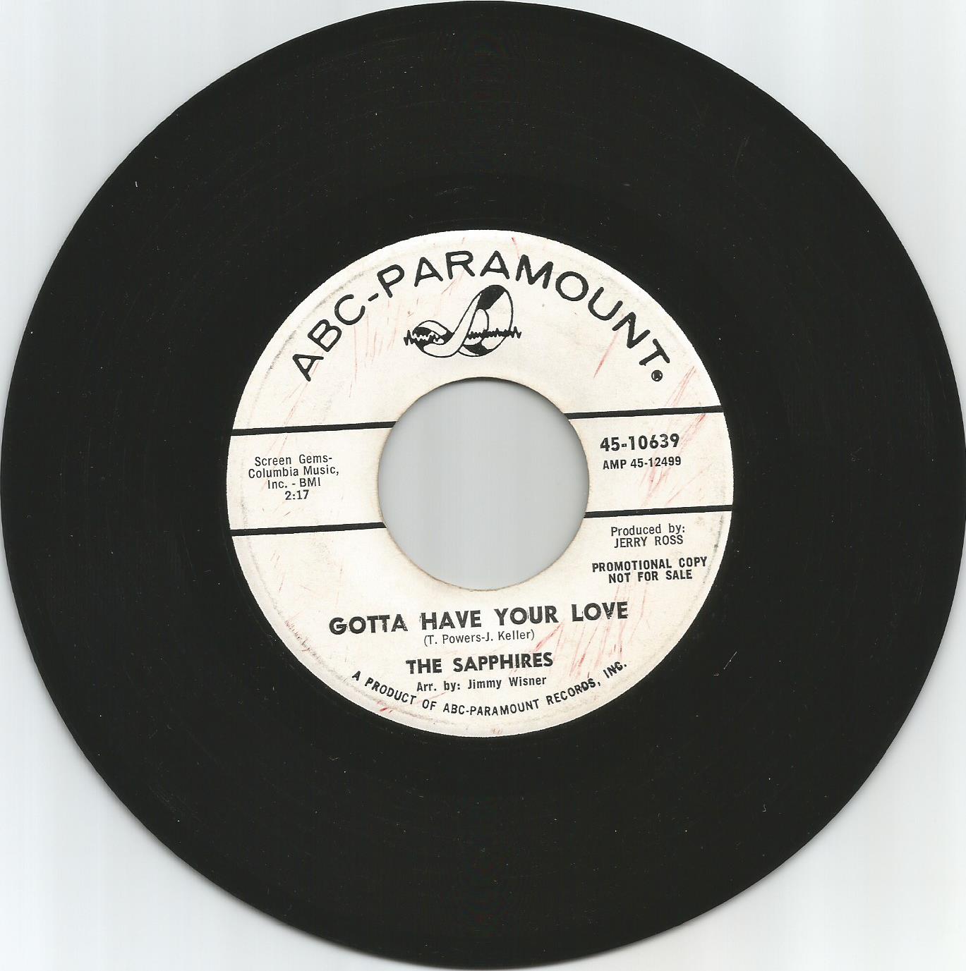 The Sapphires Gotta have your love