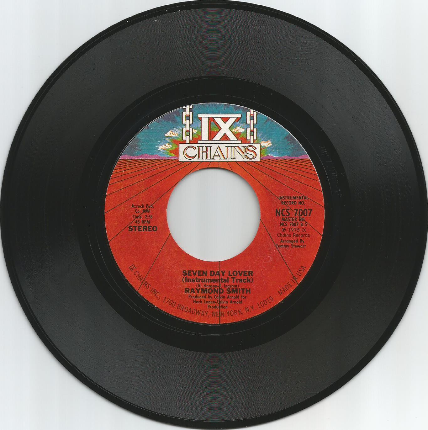 Raymond Smith Seven day lover