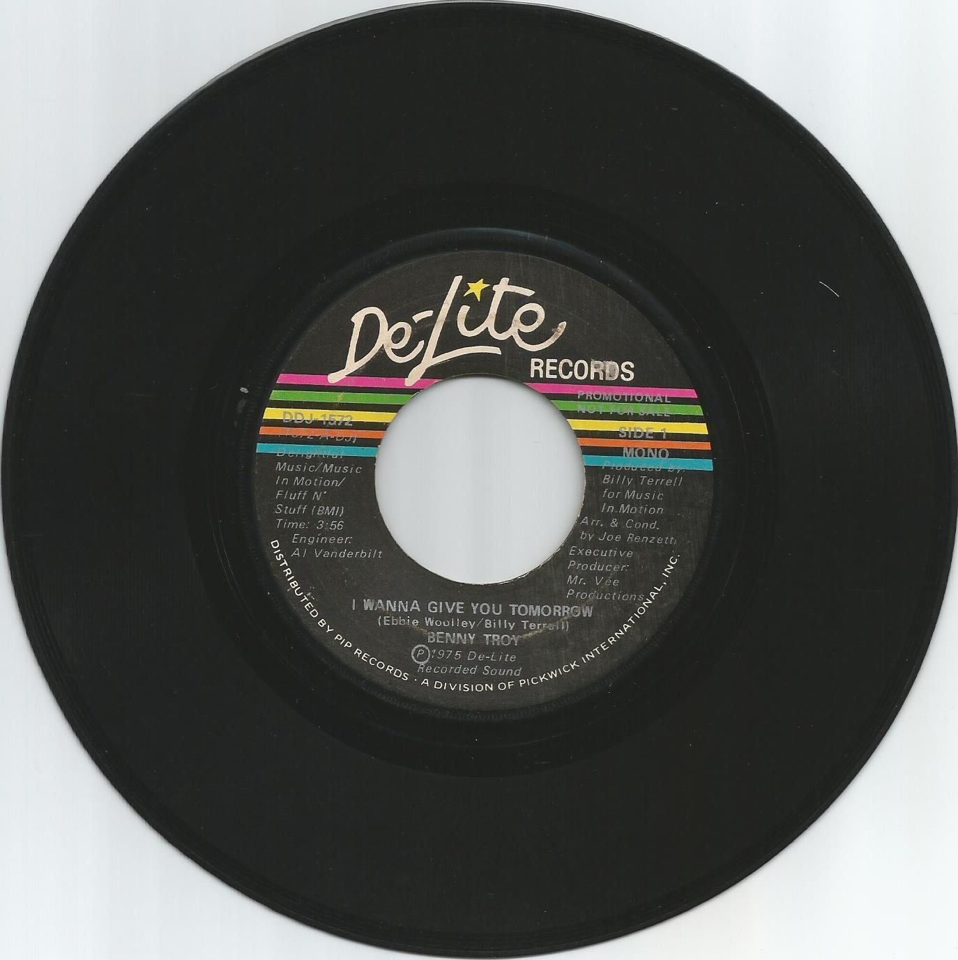 Benny Troy I wanna give you tomorrow