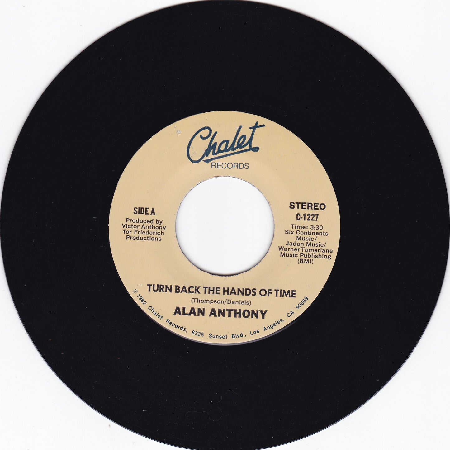 Alan Anthony Turn back the hands of time