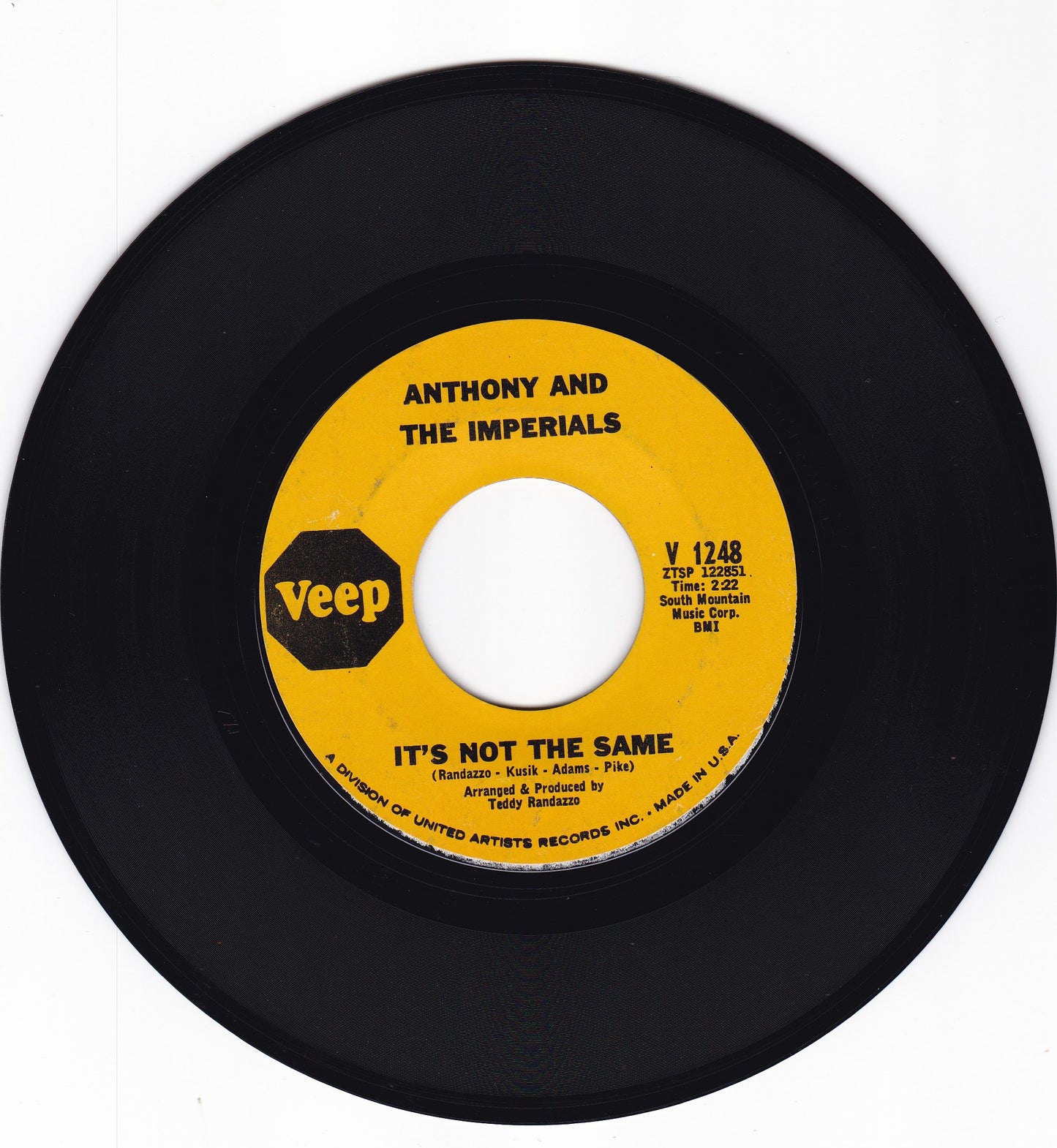 Anthony and the Imperials It's not the same