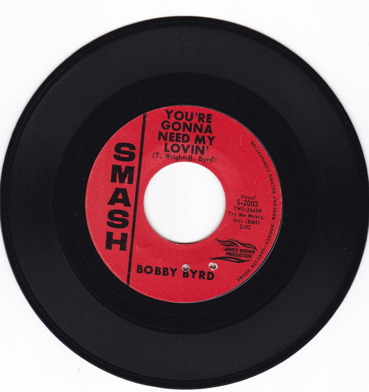 Bobby Byrd You're gonna need my lovin