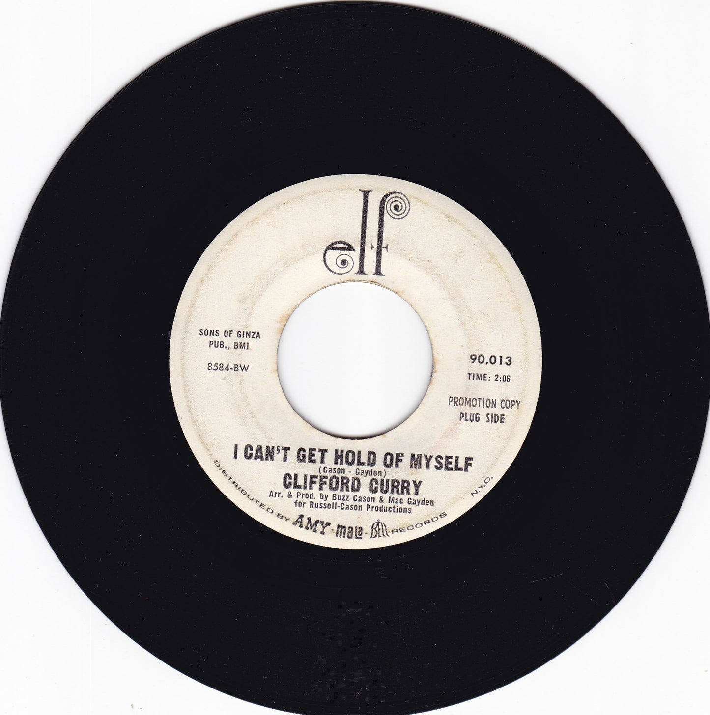 Clifford Curry I can't get a hold of myself