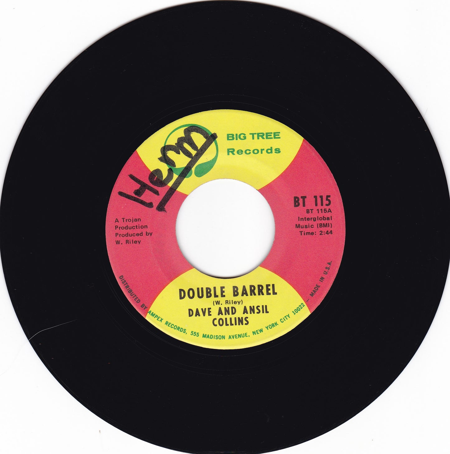 Dave and Ansil Collins Double barrel