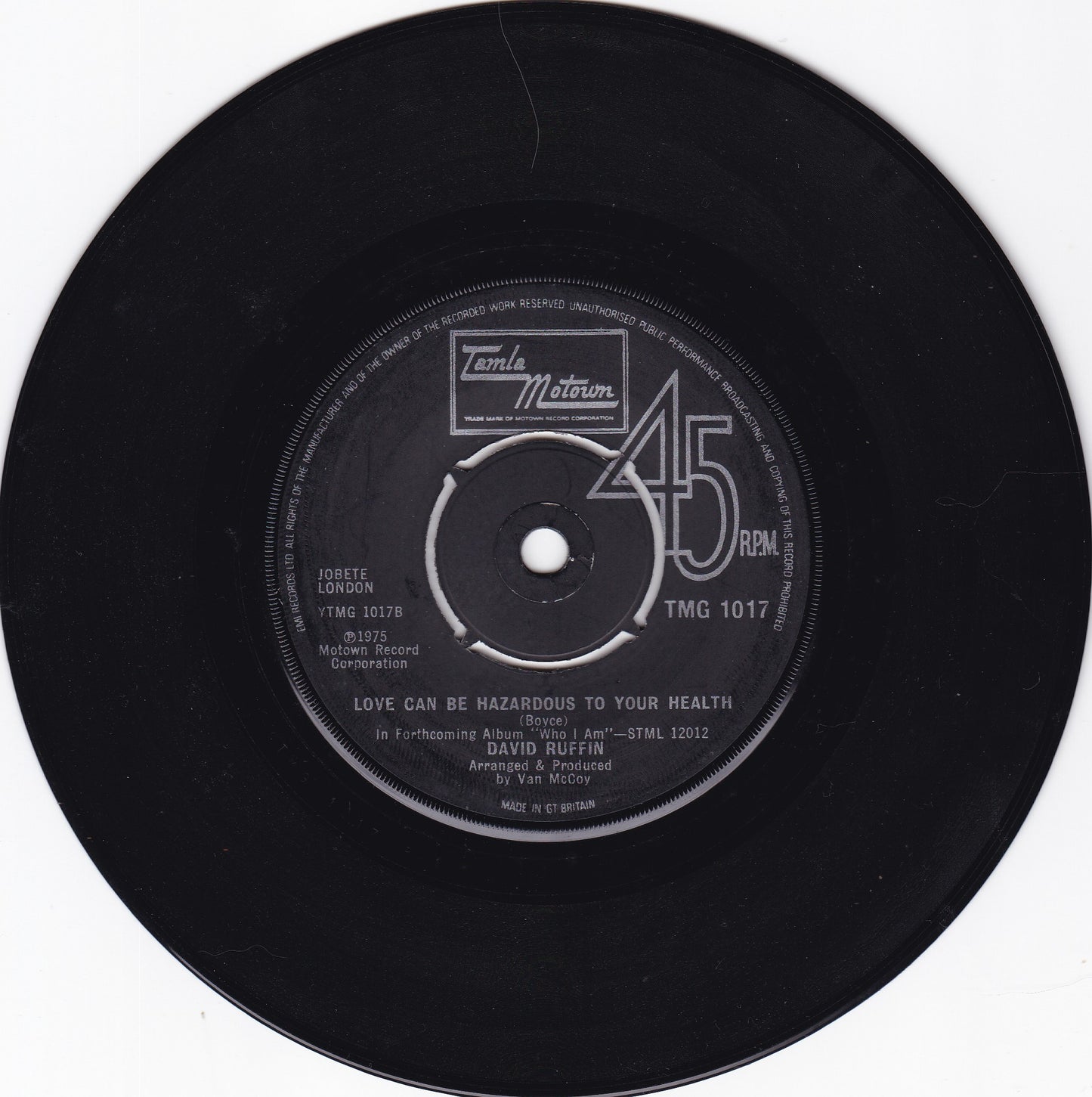 David Ruffin Walk away from love