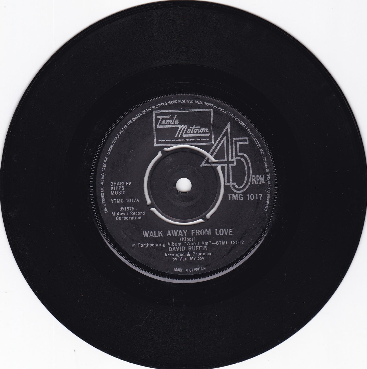 David Ruffin Walk away from love