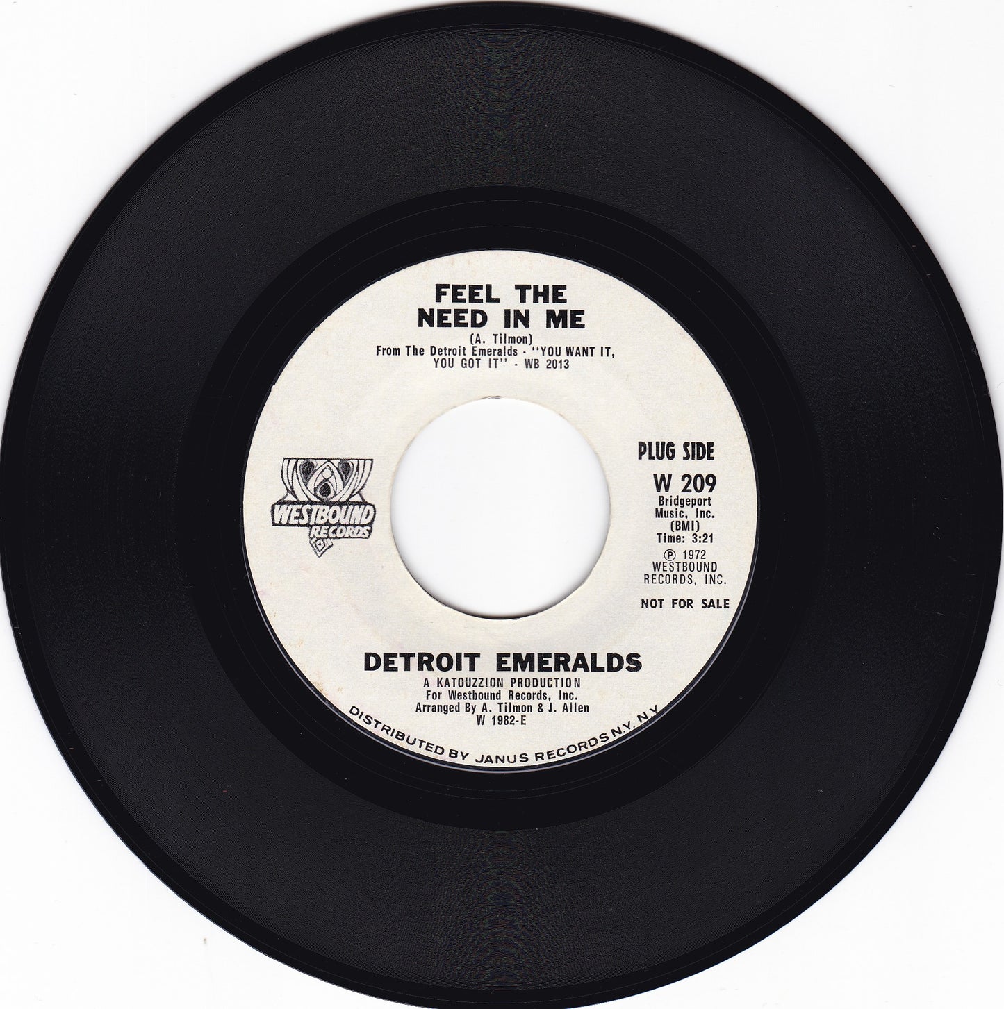 Detroit Emeralds Feel the need in me