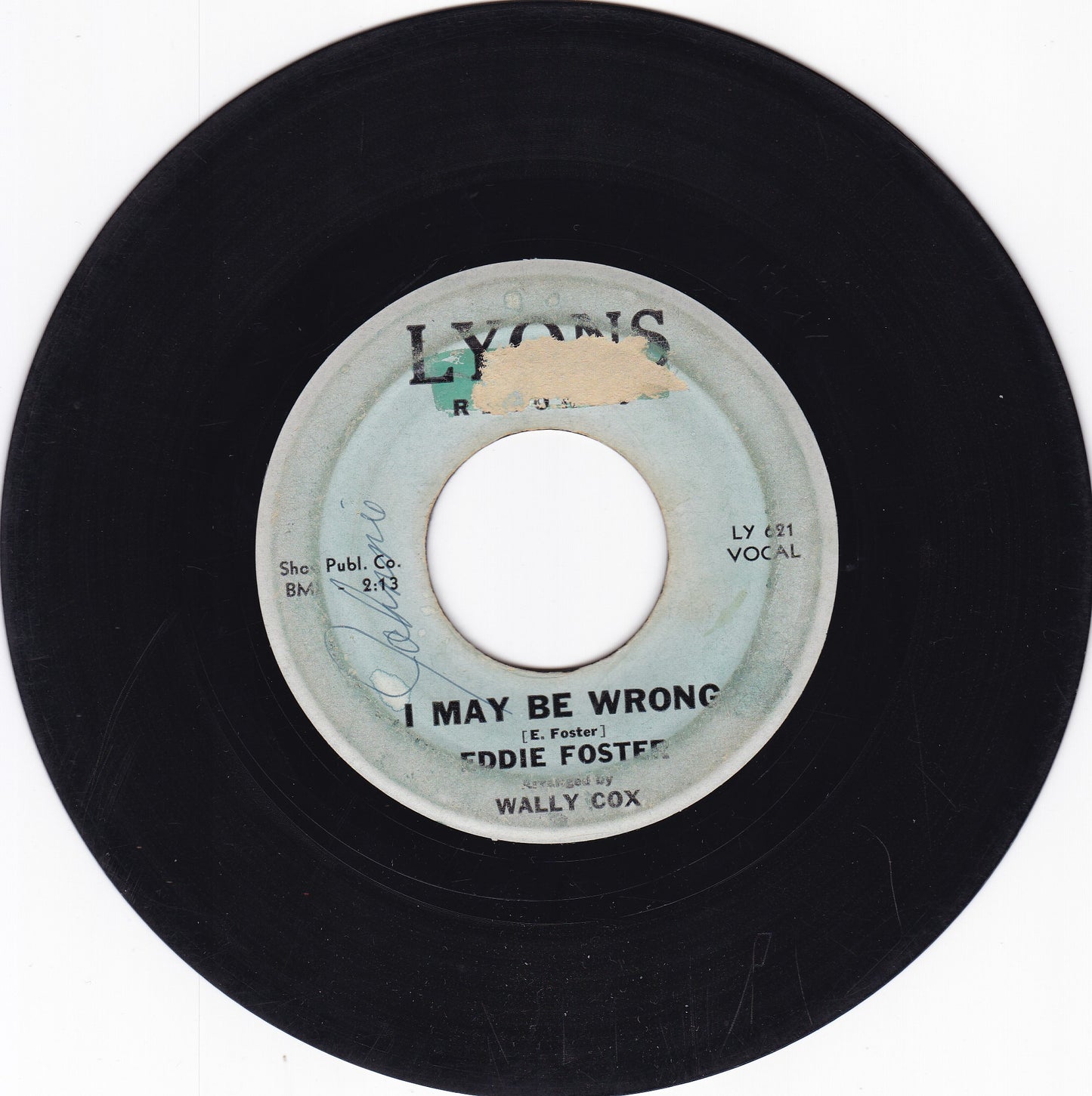 Eddie Foster I won't be your fool