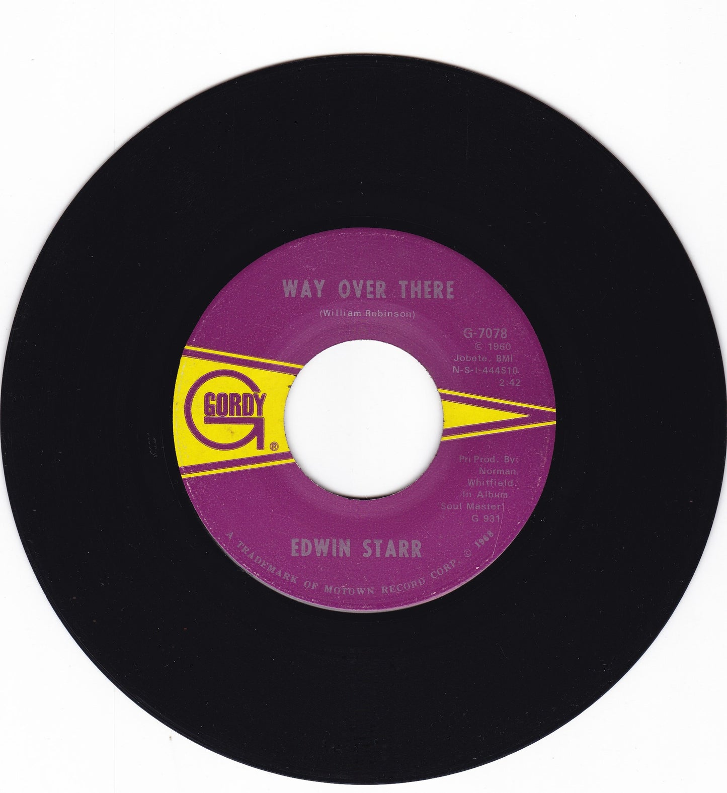 Edwin Starr Way over there