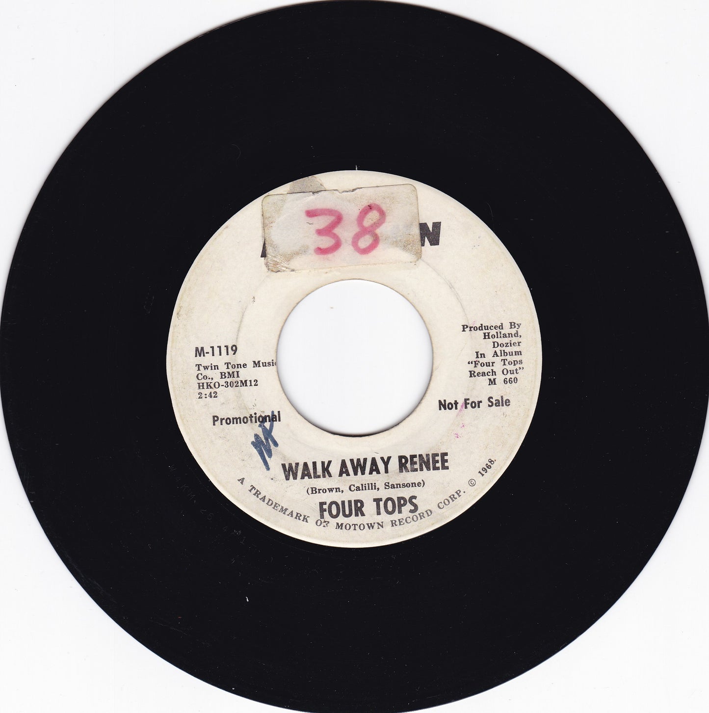 Four Tops Walk away renee