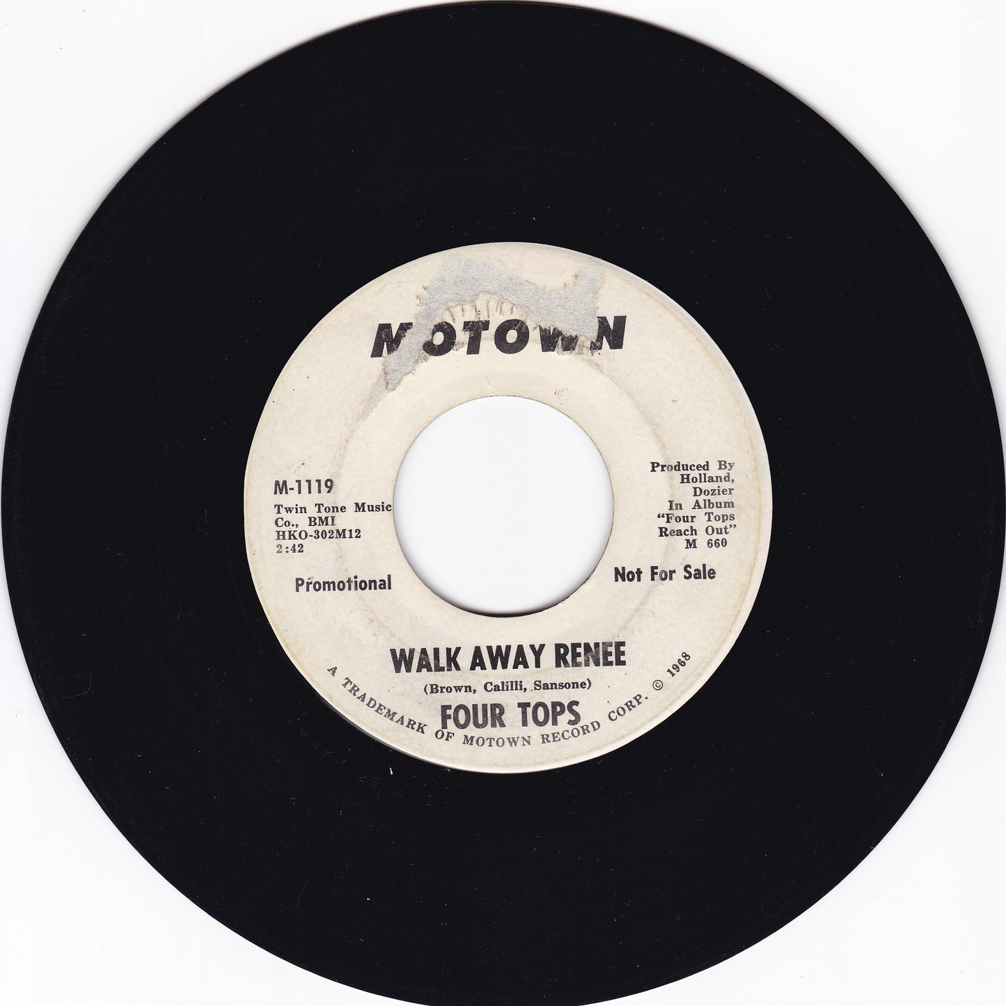 Four Tops Walk away renee