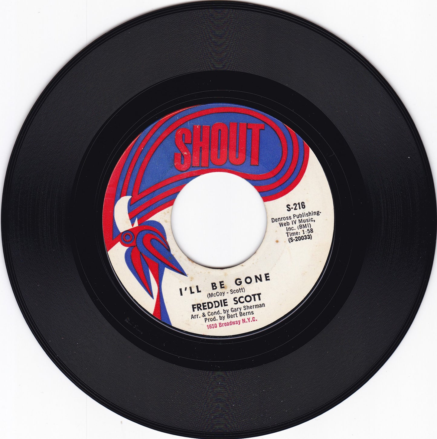 Freddie Scott I'll be gone