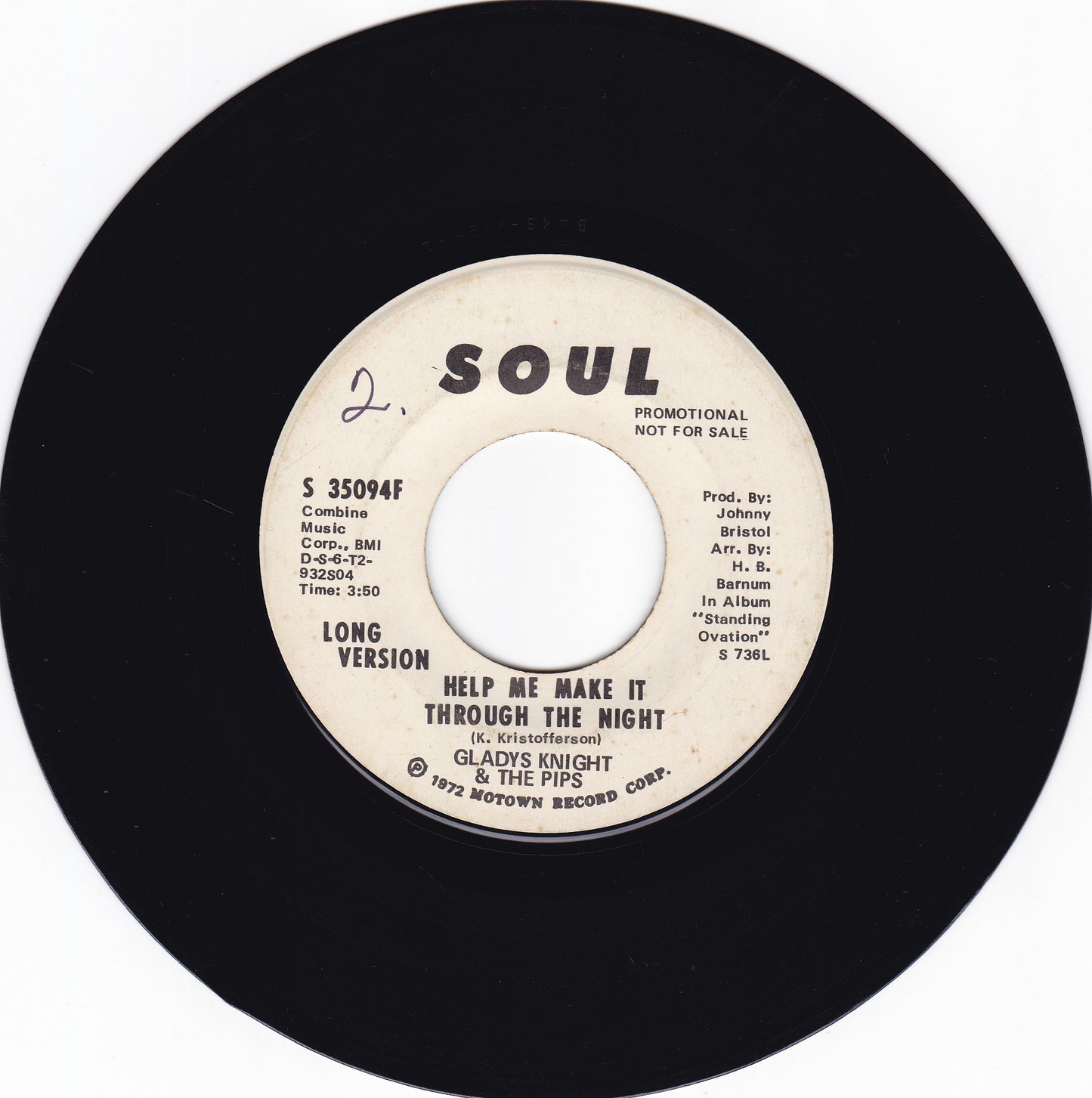 Gladys Knight & the Pips Help me make it through the night