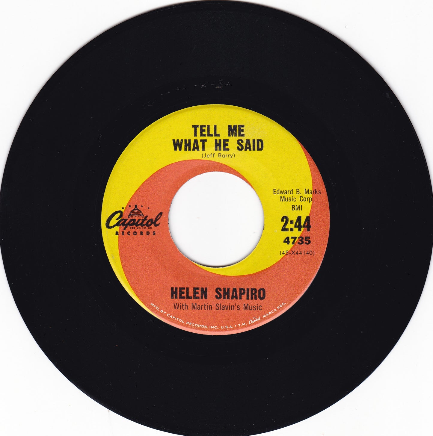 Helen Shapiro - Tell me what he said - EX