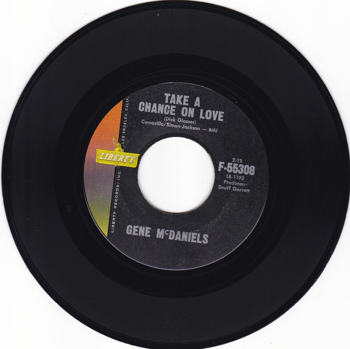 Gene McDaniels - A hundred pounds of clay - EX