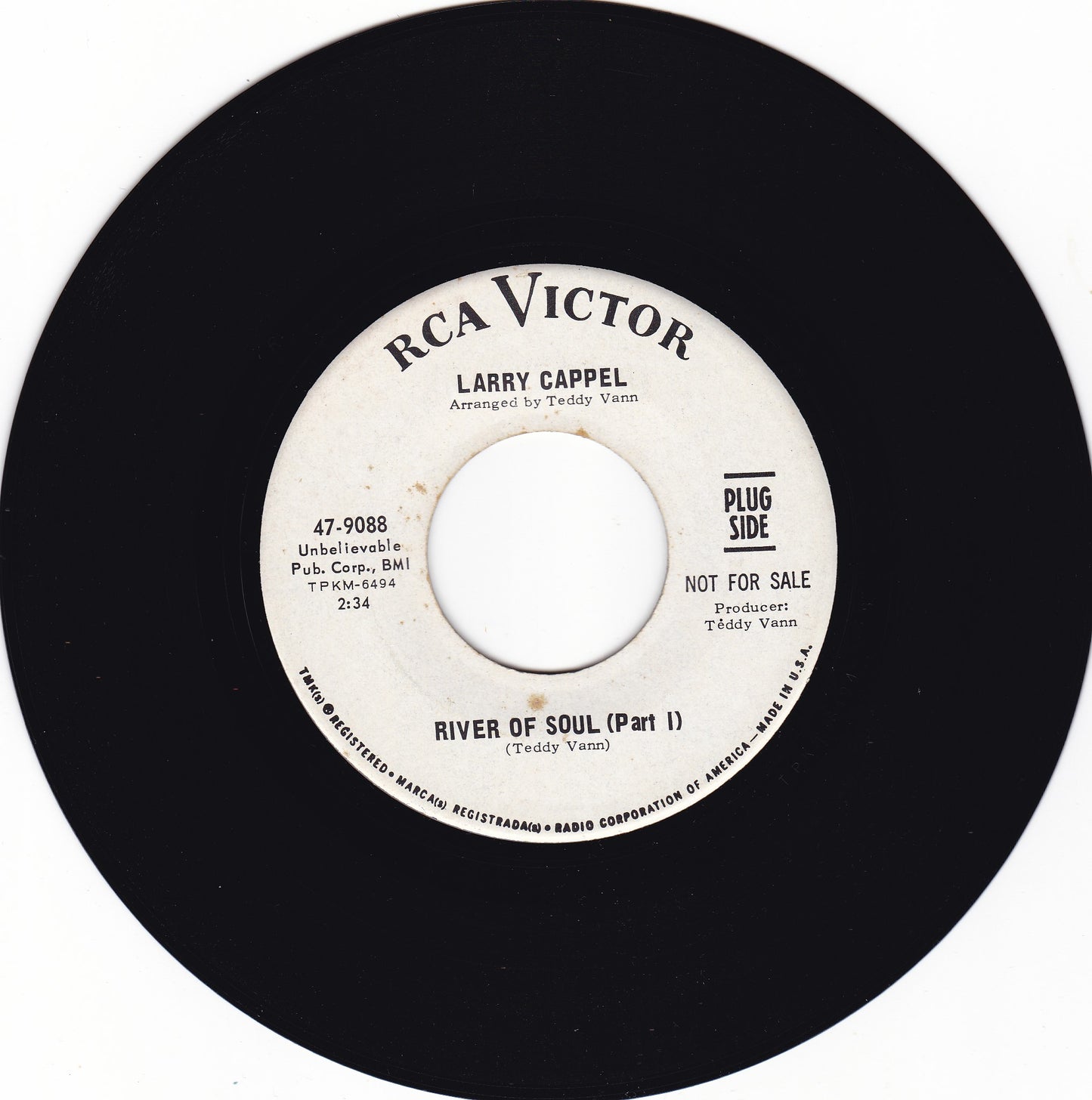 Larry Cappel - Hush hush - EX