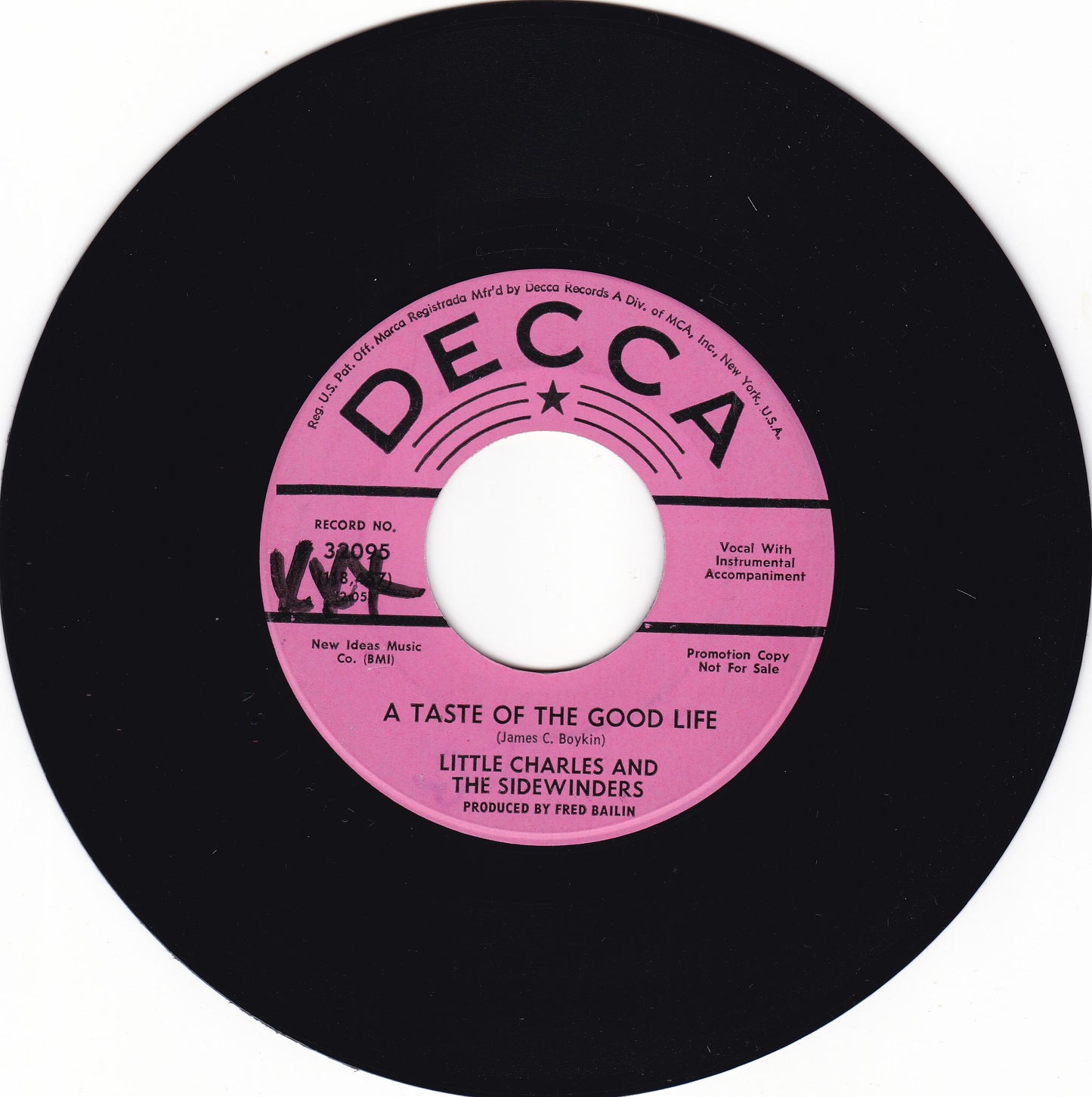 Little Charles and the Sidewinders - Talkin about you babe - EX