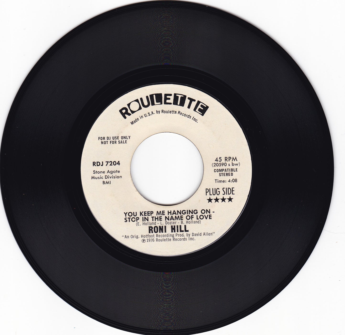 Roni Hill - I wouldn't give you up - EX