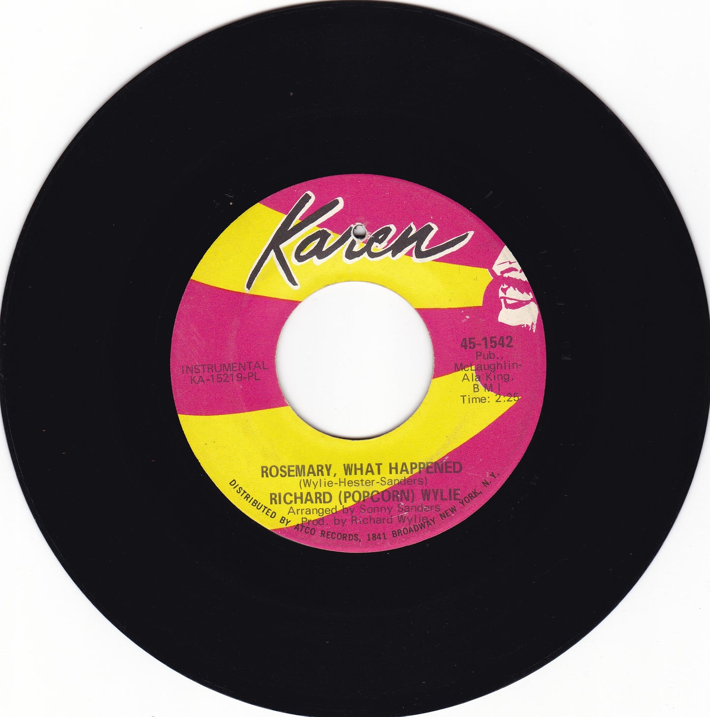 Richard Popcorn wylie - Rosemary what happened - EX