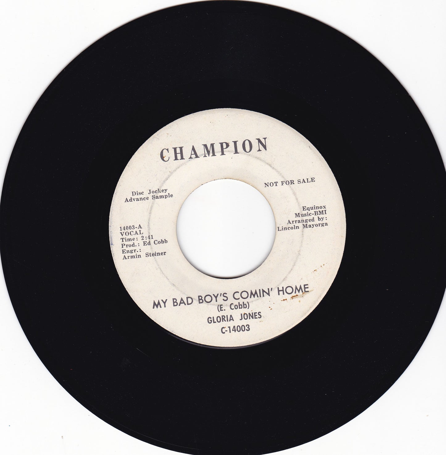 Gloria Jones Tainted love