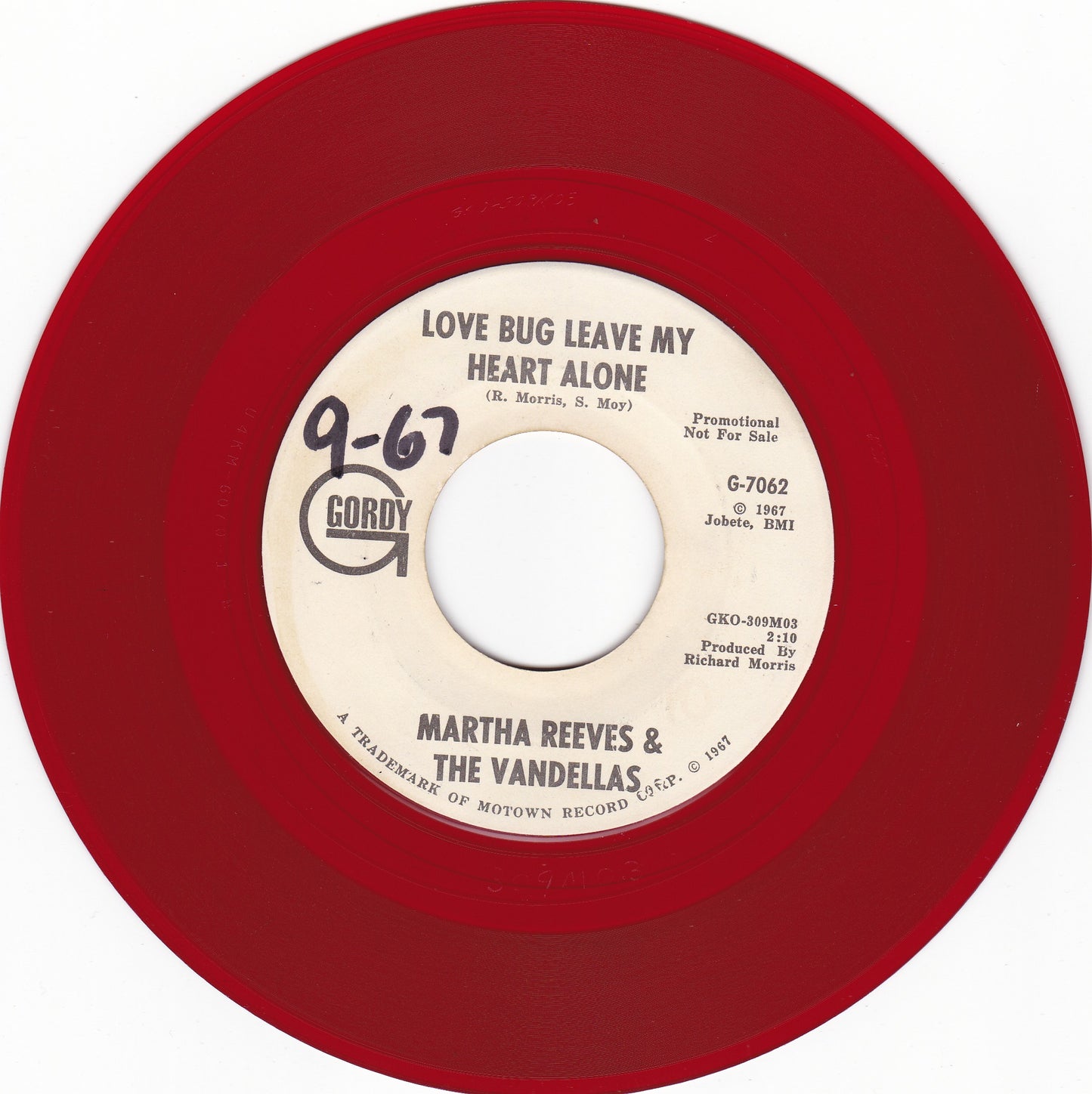 Martha Reeves & the Vandellas Love bug leave my heart alone