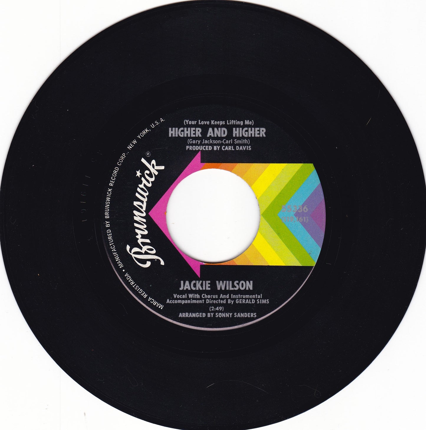 Jackie Wilson - Higher and higher - EX