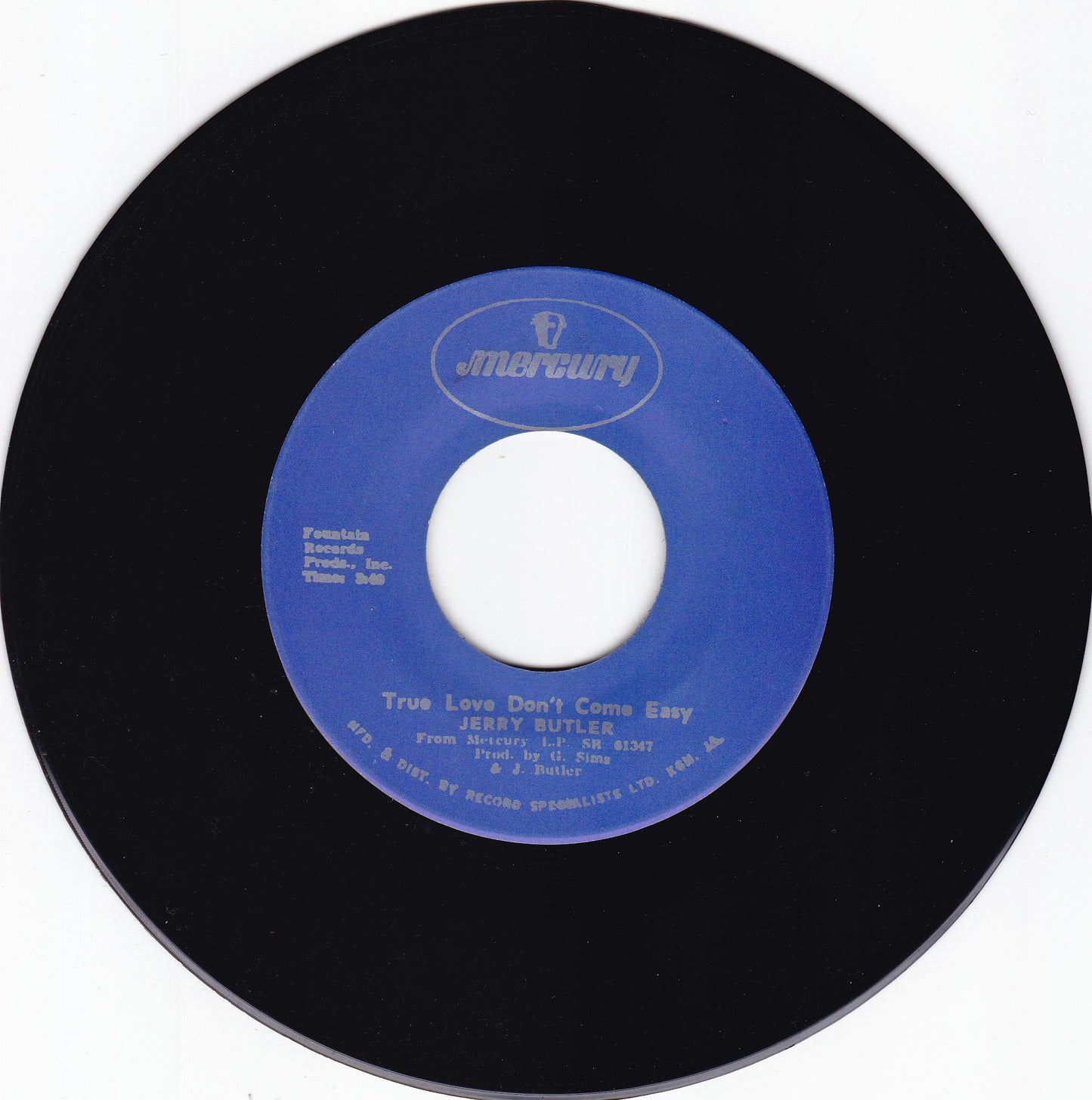 Jerry Butler The girl in his mind