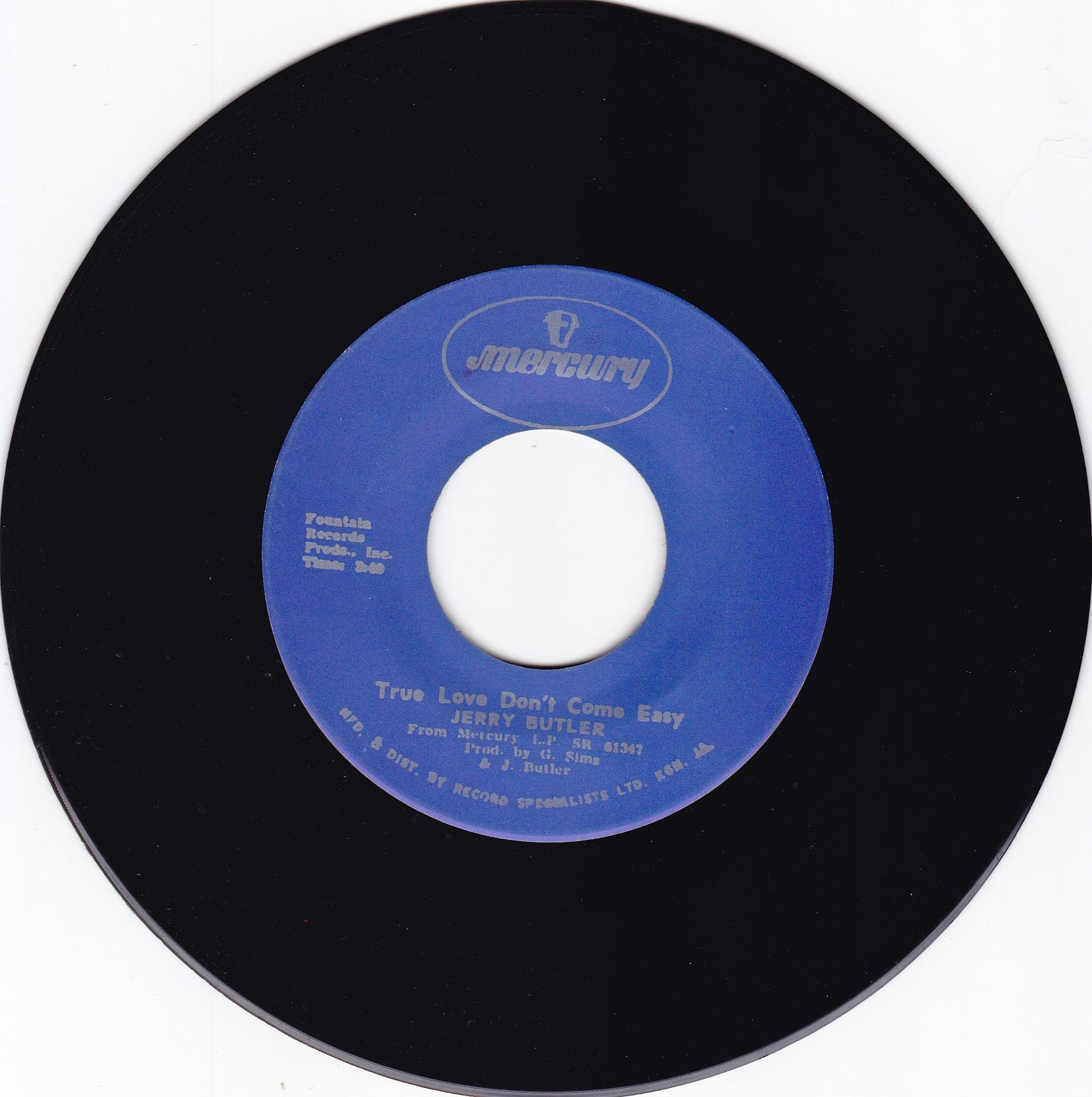 Jerry Butler The girl in his mind