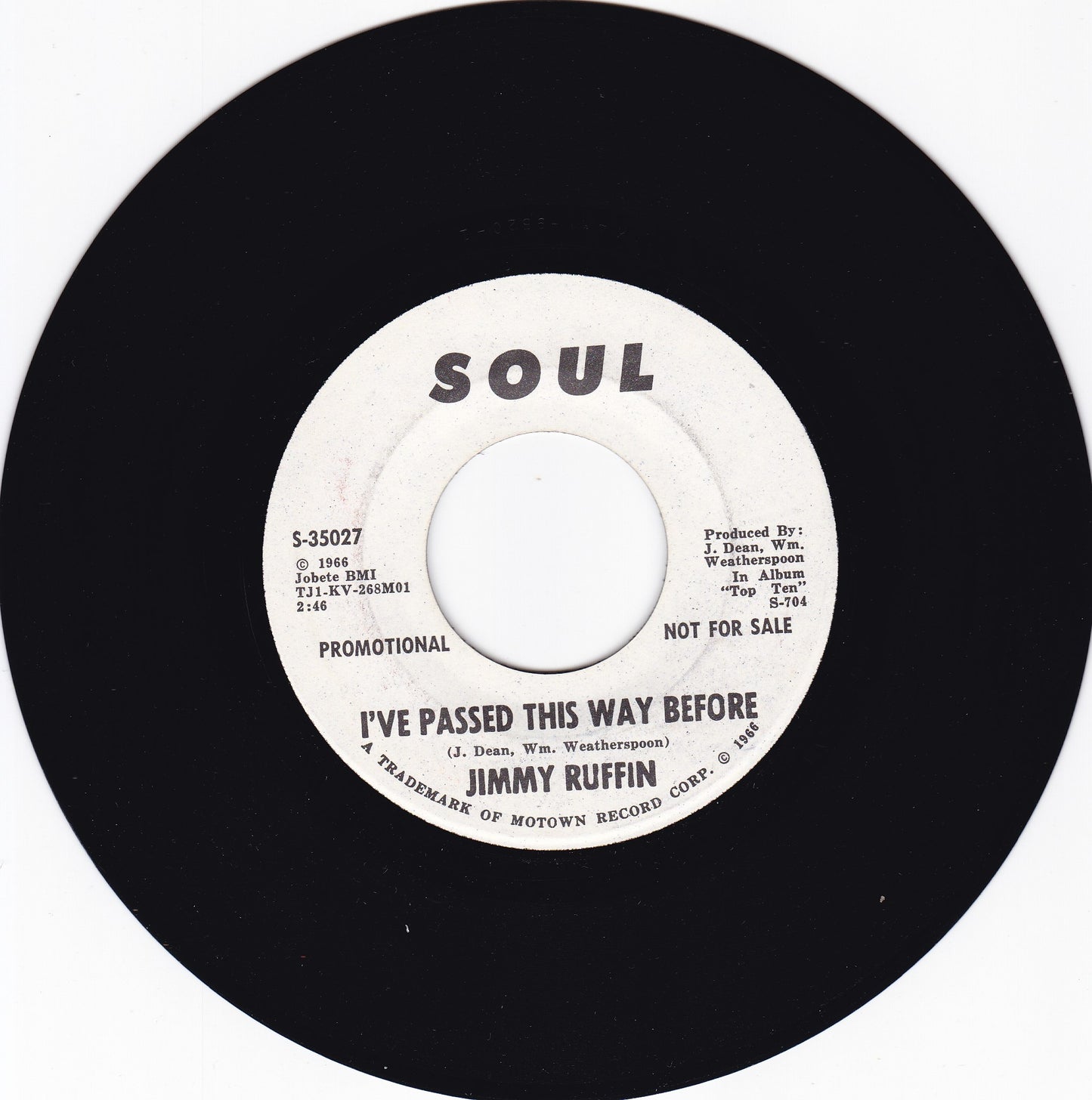 Jimmy Ruffin I've passed this way before
