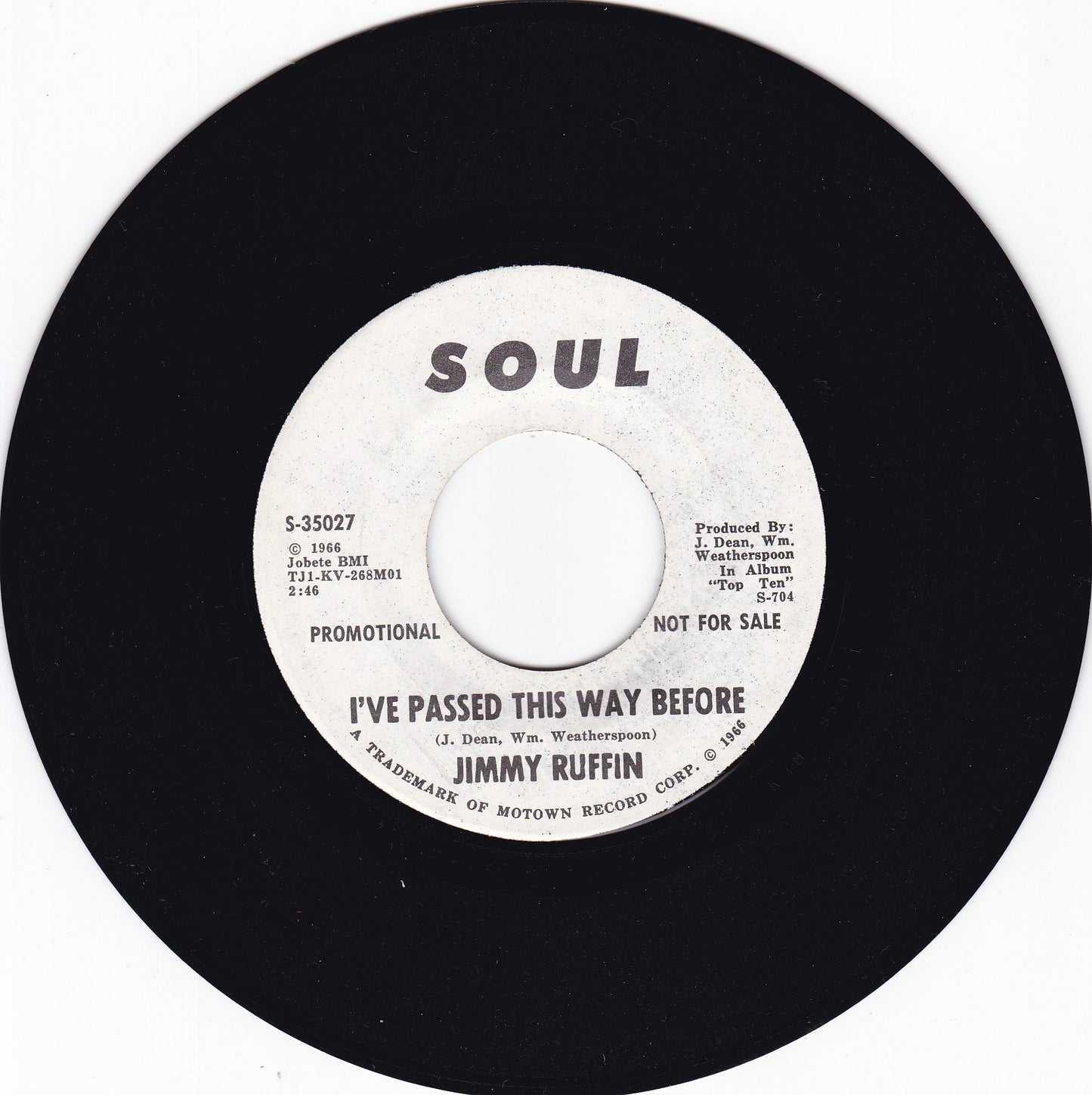 Jimmy Ruffin I've passed this way before
