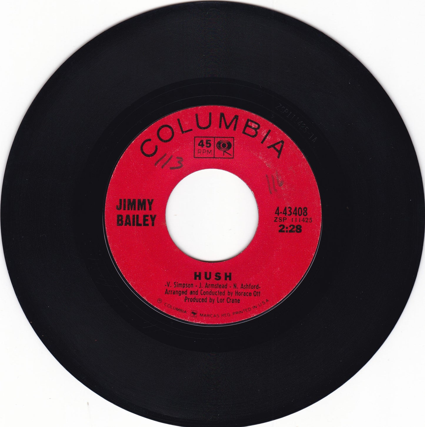 Jimmy Bailey - Hush - EX