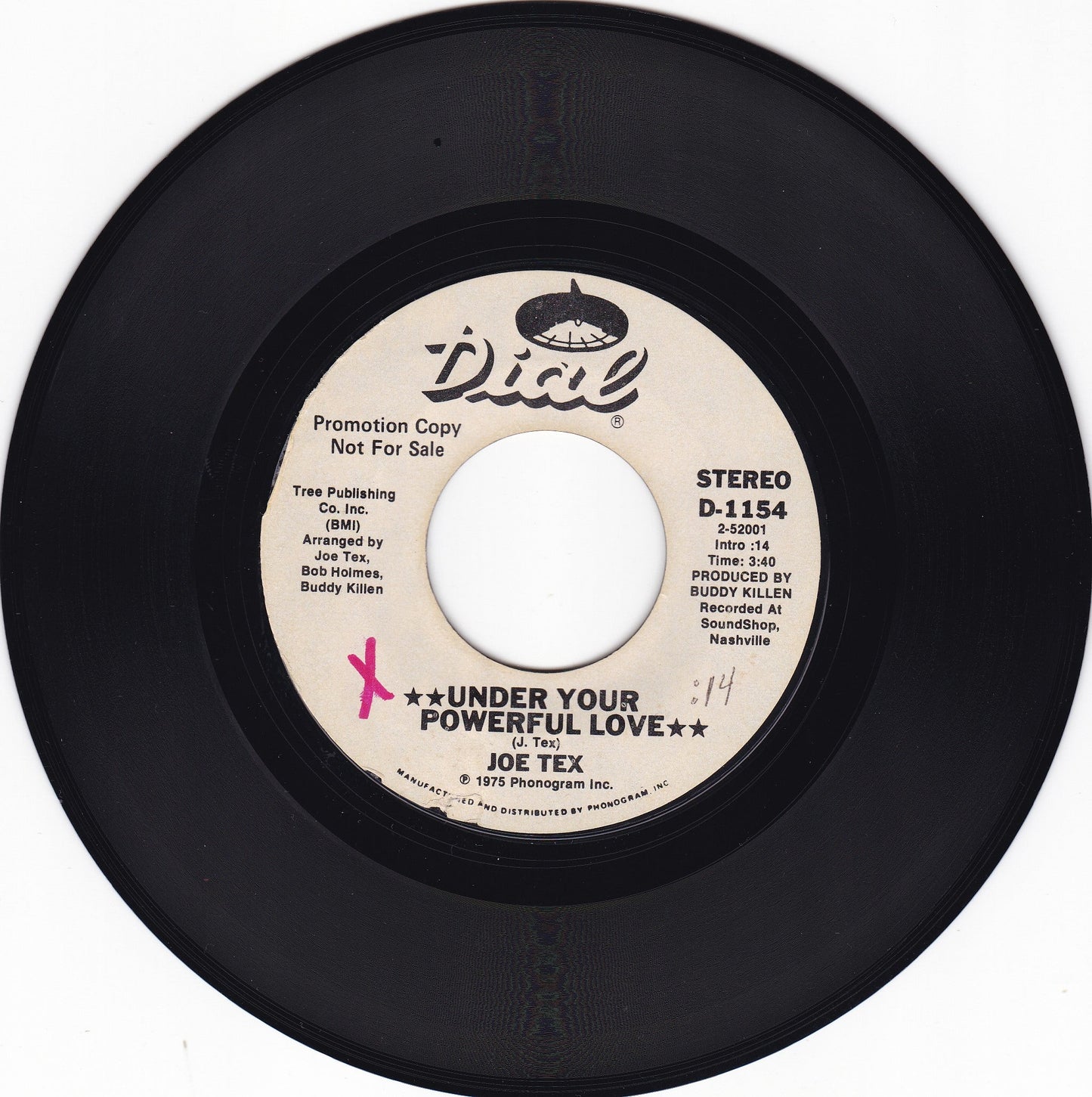 Joe Tex - Under your powerful love - EX