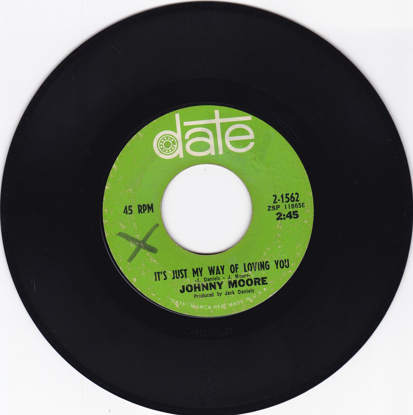 Johnny Moore - Walk like a man - EX
