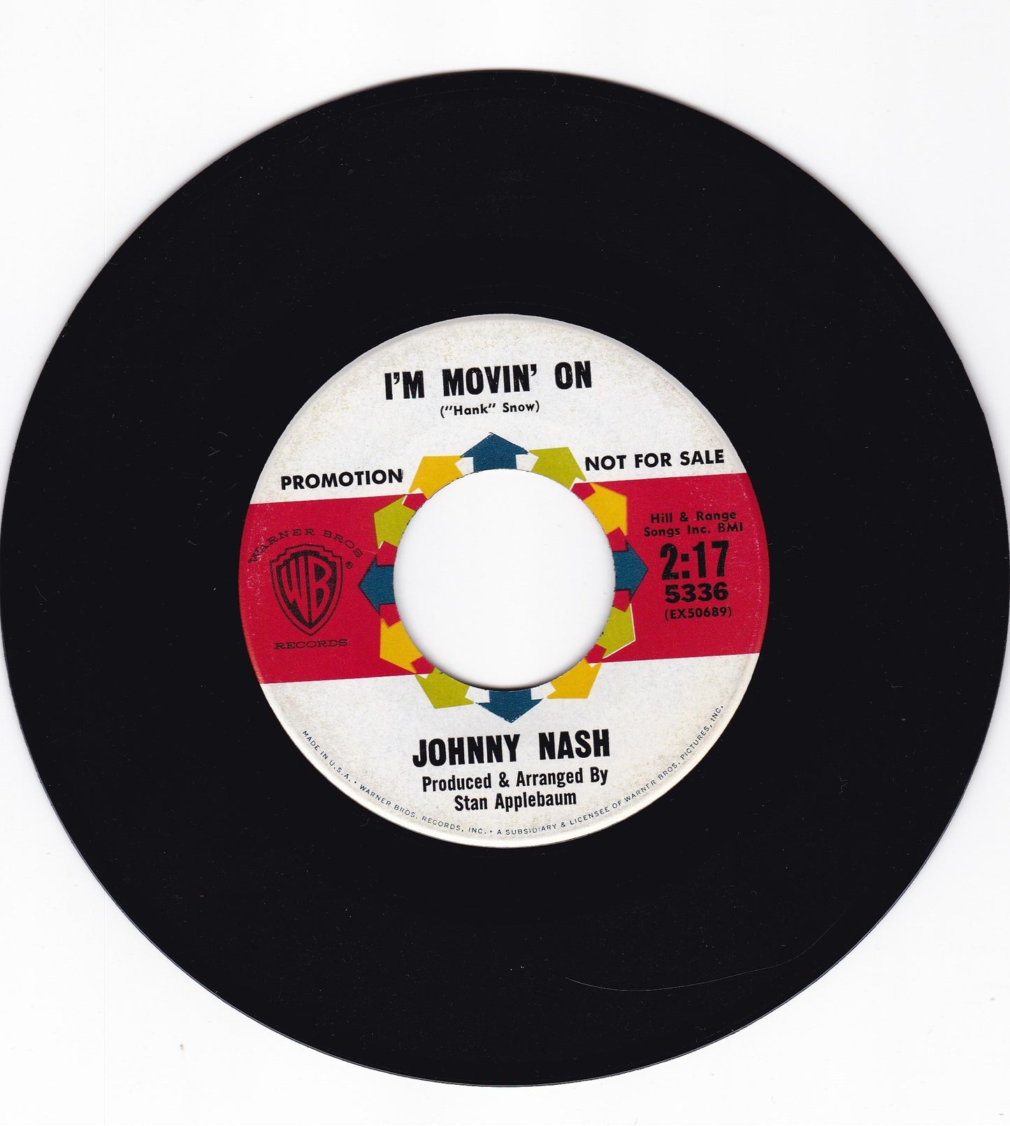 Johnny Nash I'm movin on