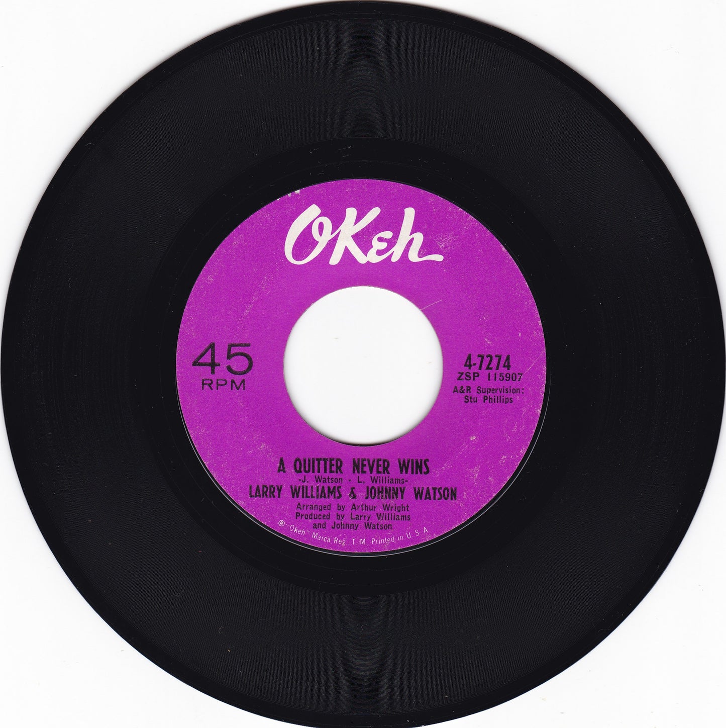 Larry Williams & Johnny Watson A quitter never winds