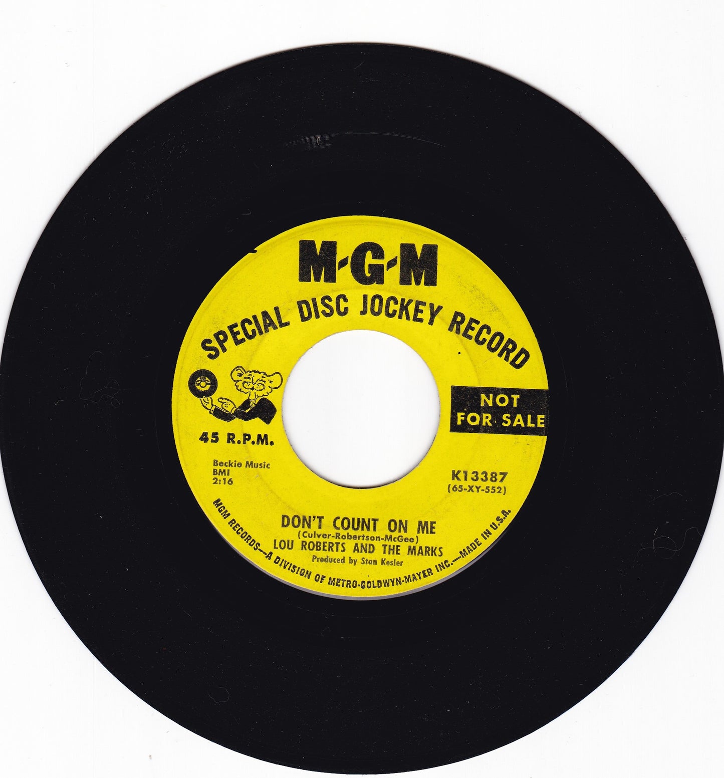 Lou Roberts and the Marks Ten to one