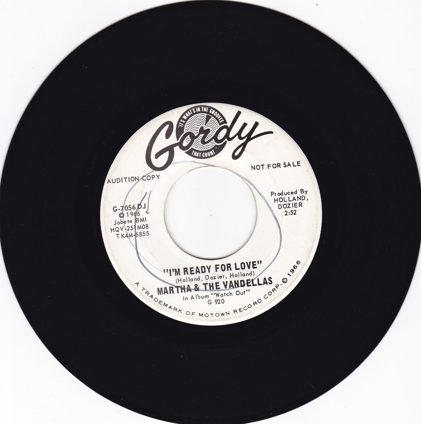 Martha & the Vandellas I'm ready for love