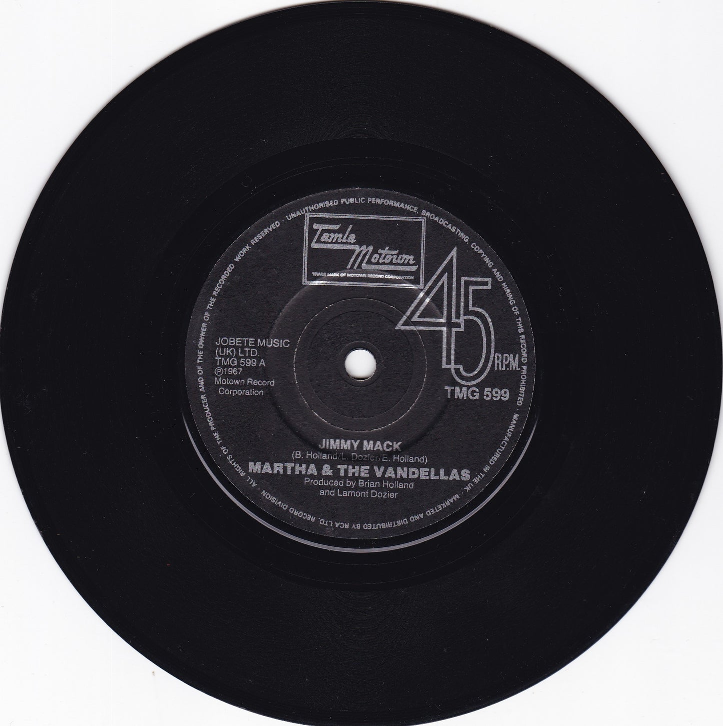 Martha & the Vandellas Jimmy Mack