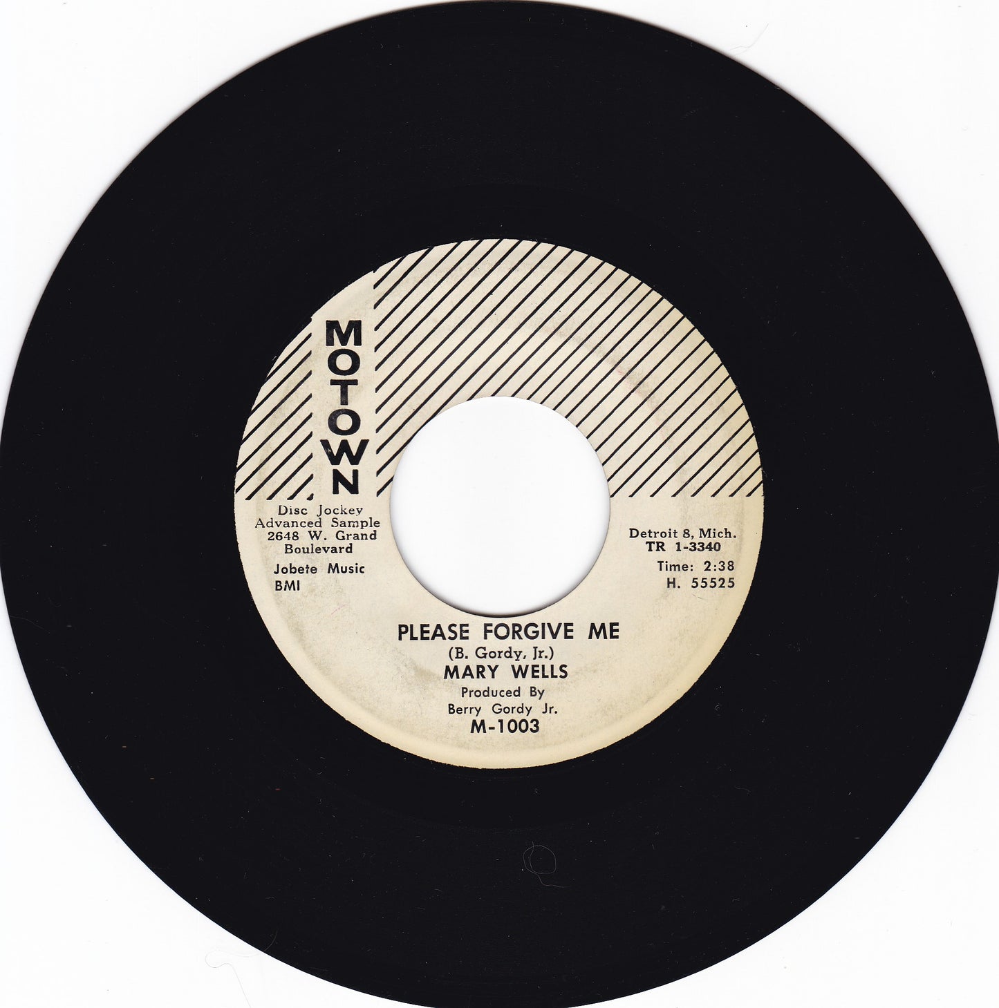 Mary Wells Bye bye baby