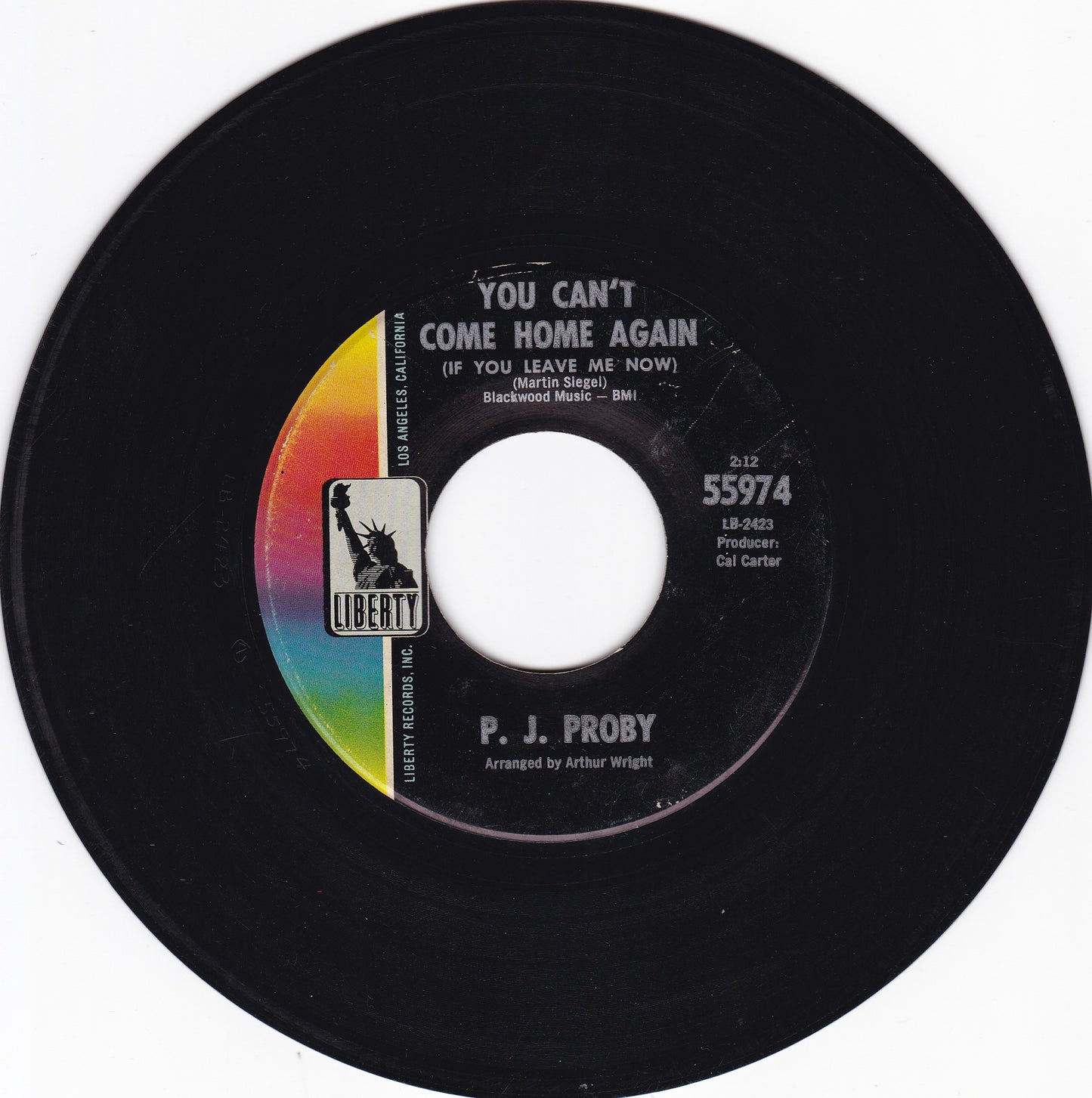 P.J. Proby You can't come home again