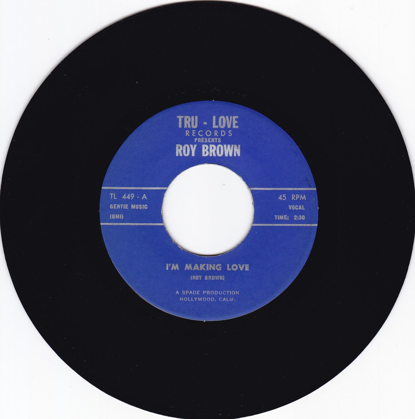 Roy Brown I'm making love