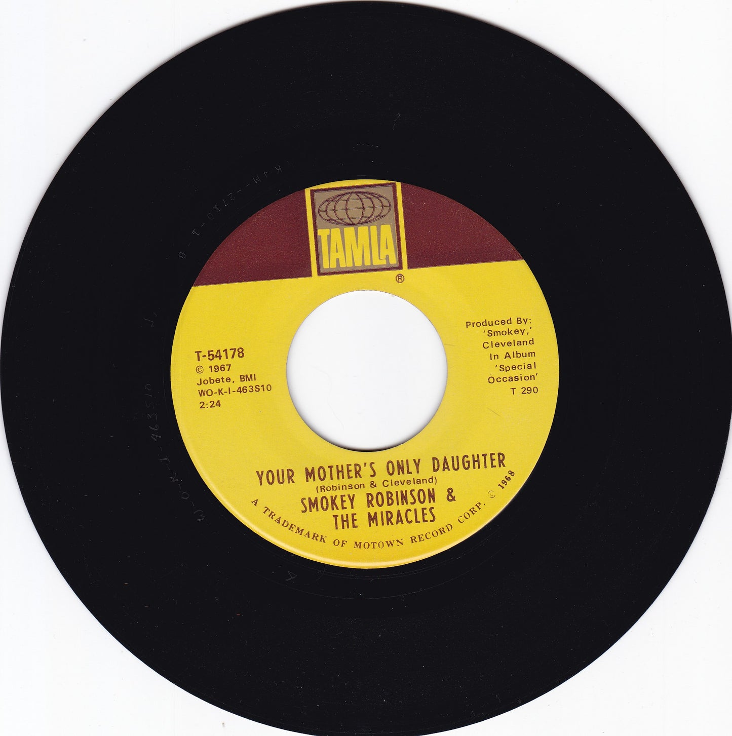 Smokey Robinson & the Miracles Baby baby don't cry