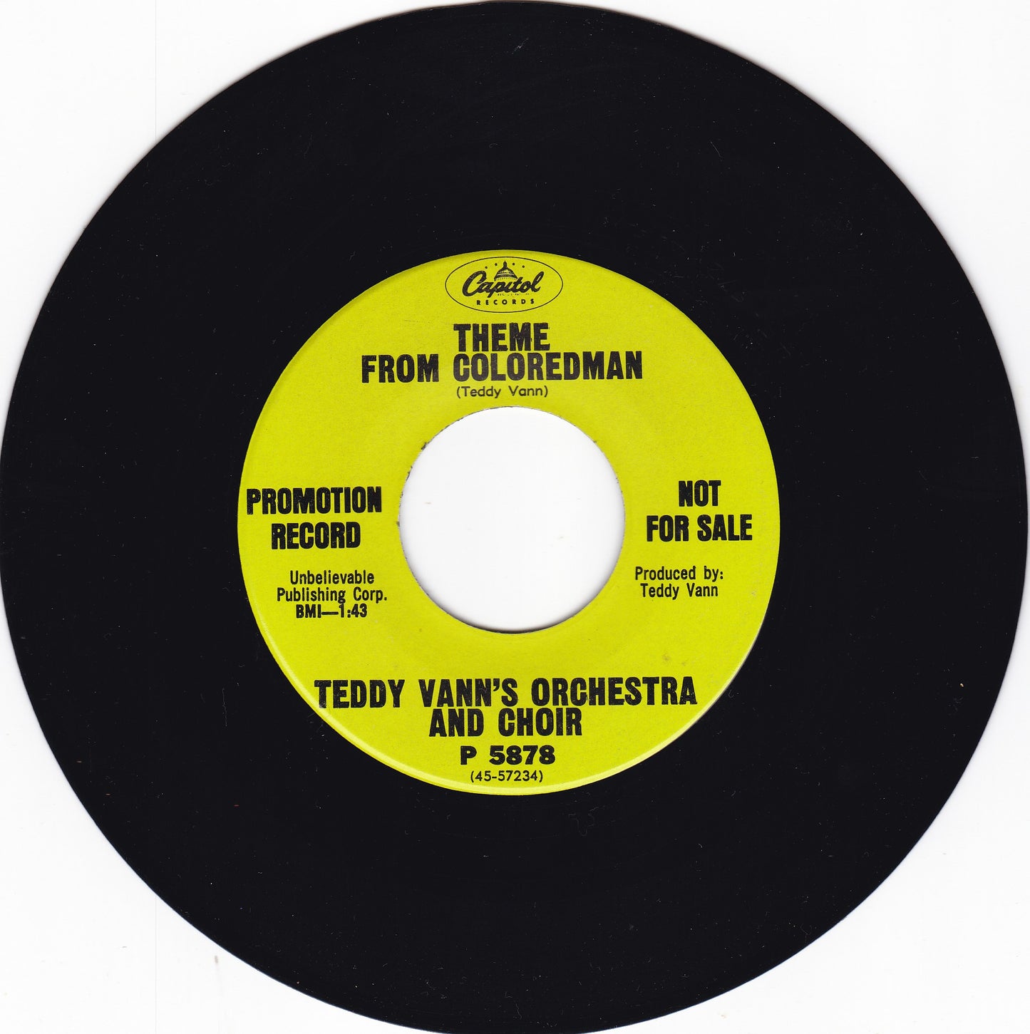 Teddy Vann's Orchestra and Choir Theme from a coloredman