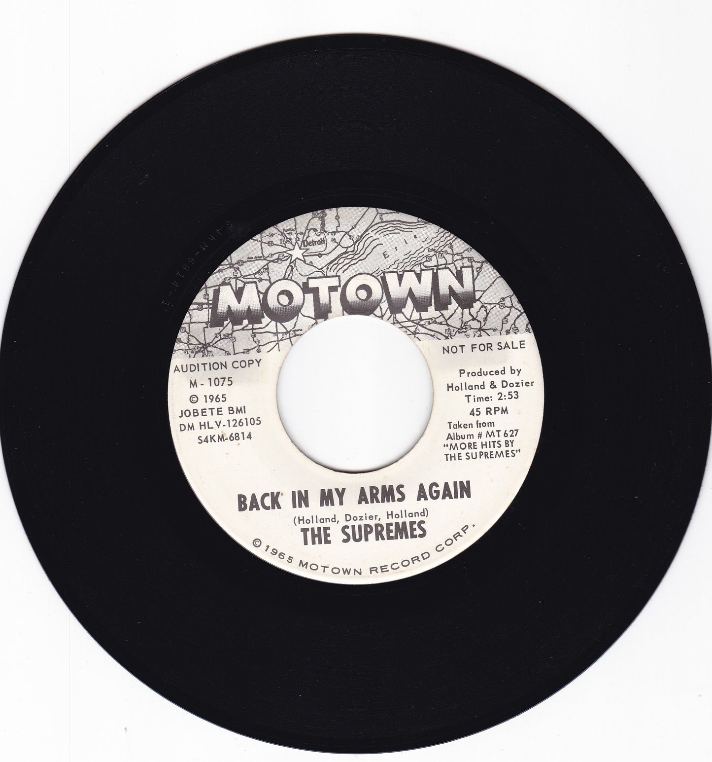 The Supremes Back in my arms again