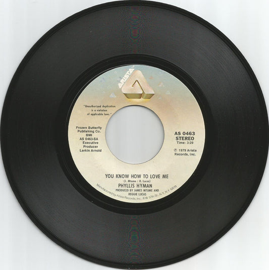 Phyllis Hyman You don't know how to love me