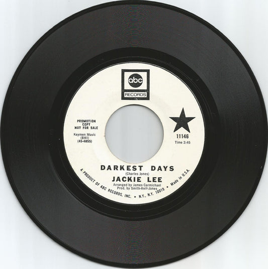 Jackie Lee Darkest days