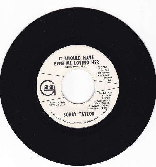 Bobby Taylor It should have been me loving her
