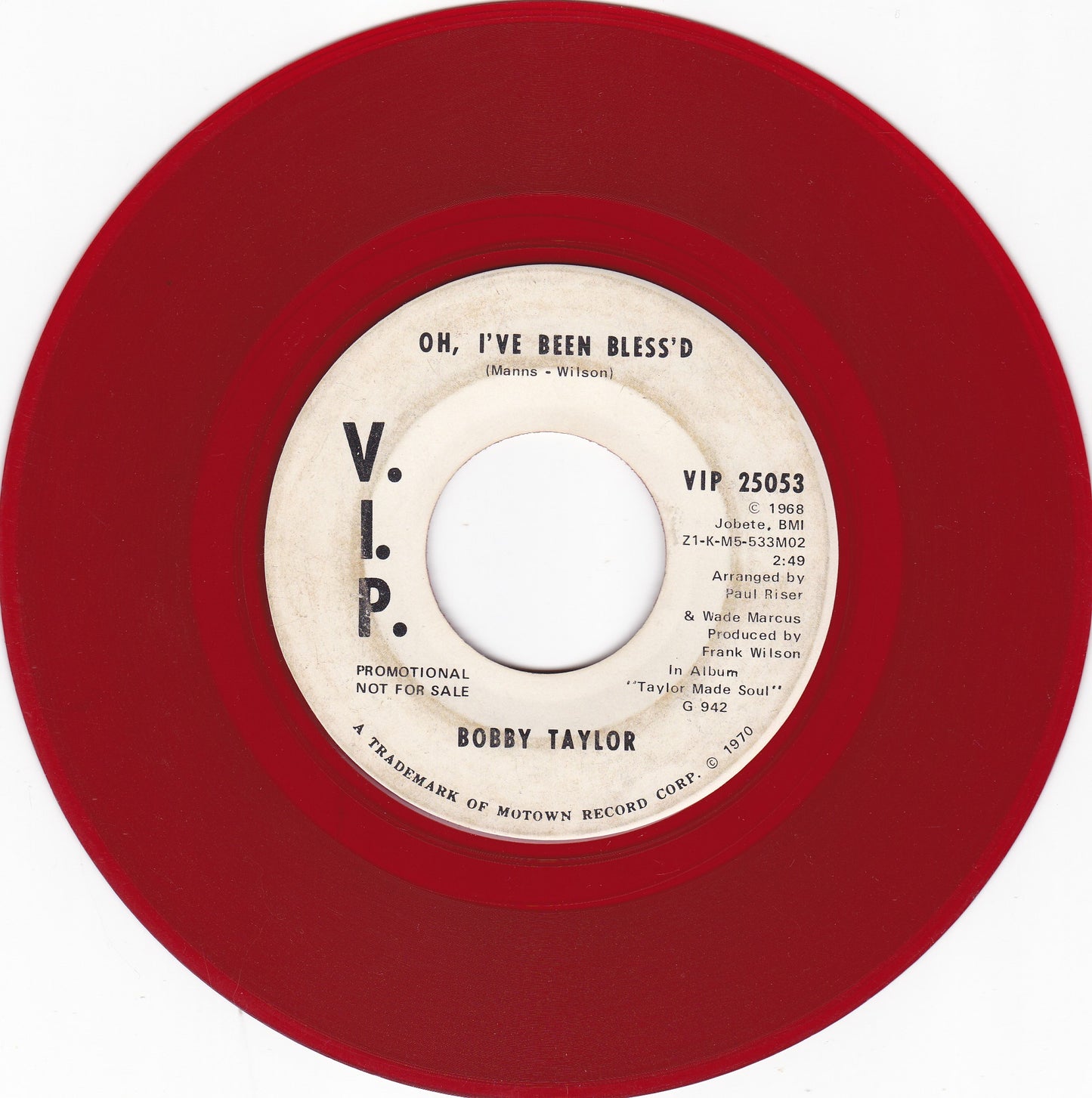 Bobby Taylor Oh i've been blessed EX Demo