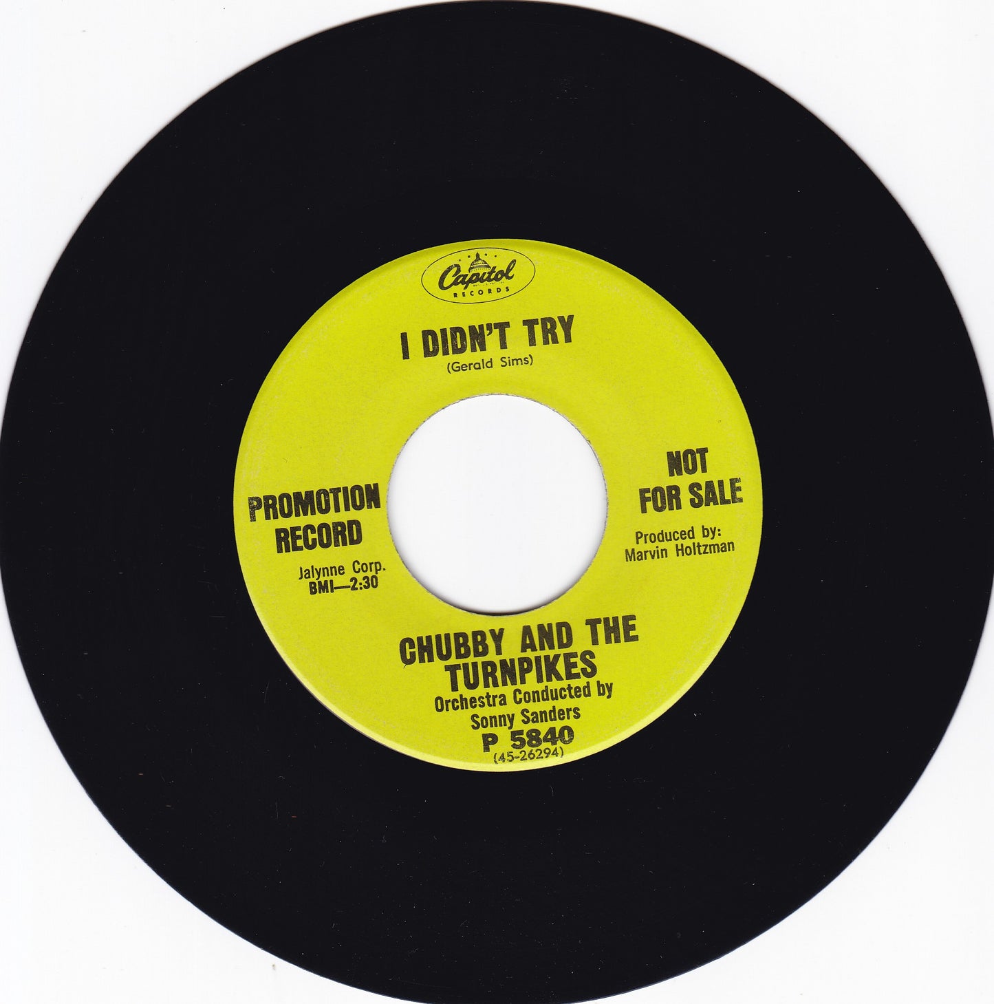 Chubby and the Turnpikes I didn't know the inside story