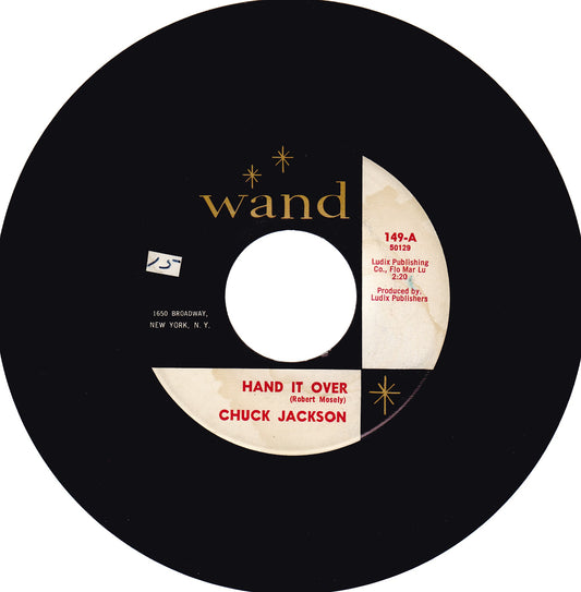 Chuck Jackson - Hand it over - VG+